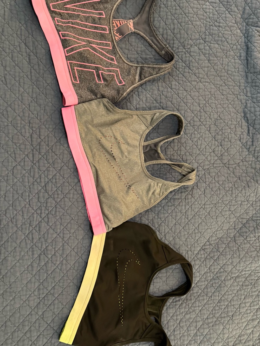 3 nike sports bras